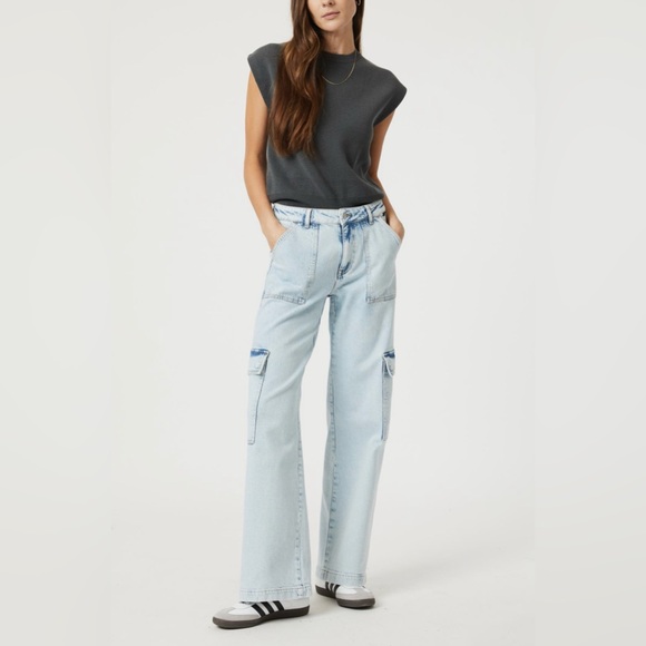 Mavi Jeans Alva Wide Leg Cargo Jeans - Picture 6 of 12